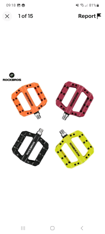 Rockbros bike pedals brand new in box
