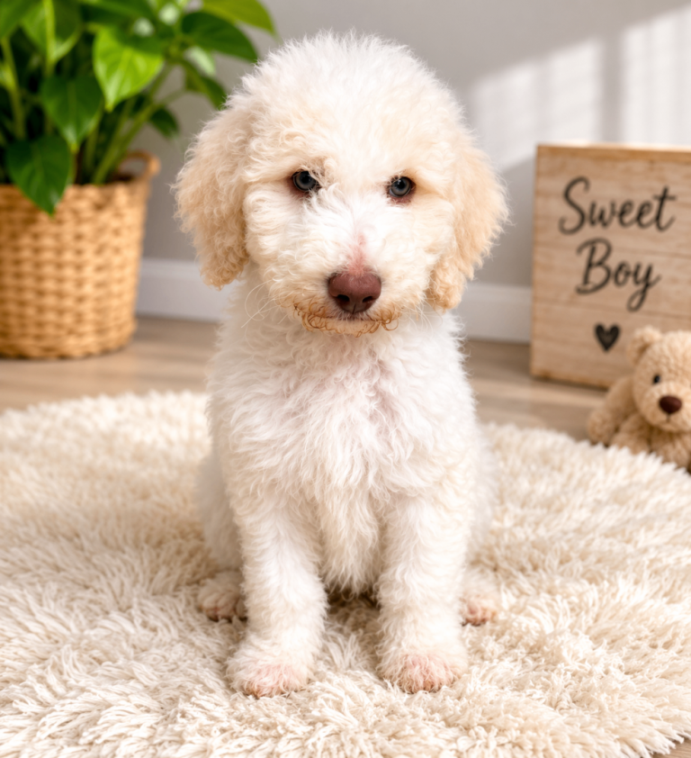 F1b bernedoodle puppies last sweet boy 