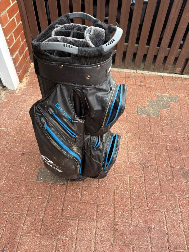 PowaKaddy DRI-TECHGolf Bag – Black/Blue, Fair Condition