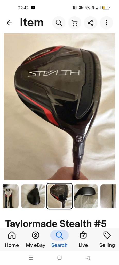 TaylorMade 5 Wood Golf Club with Headcover