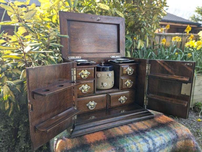 Victorian table top cabinet