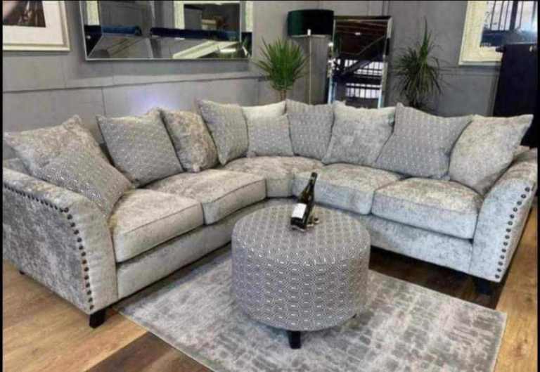 Luxury L Shaped Corner and 3+2 Seater Sofa Set - Free Delivery