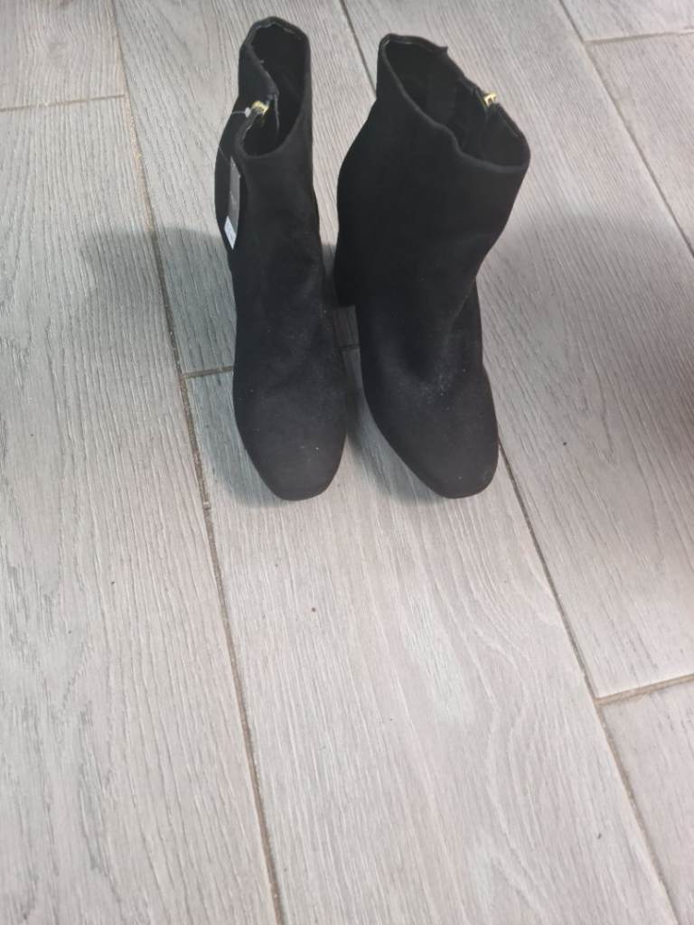 New Black Ankle Boots - Never Worn
