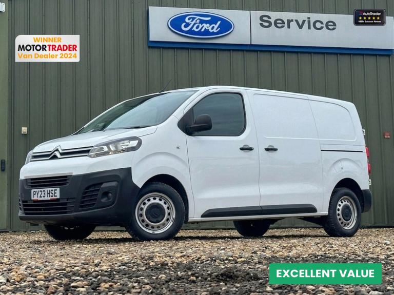 2023 Citroen Dispatch MWB L2H1 Low Roof Enterprise 145bhp 1400 Air Con Sensors EURO 6 Panel Van D...