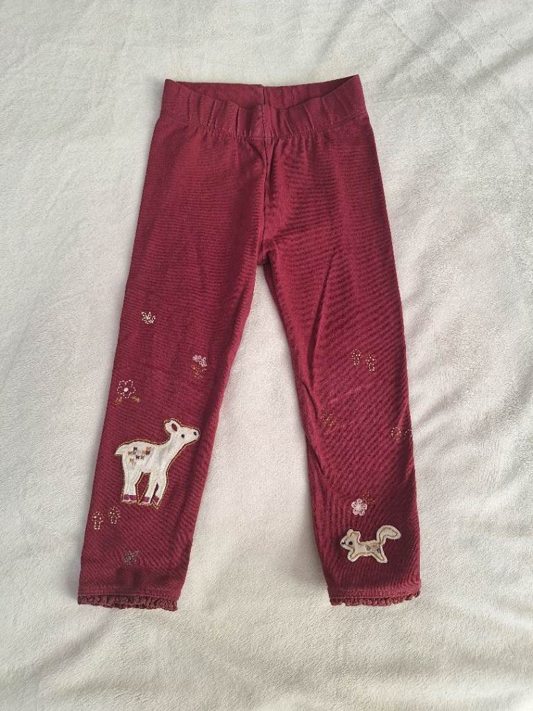 Burgundy Leggings Nutmeg Size 18-24 Months 