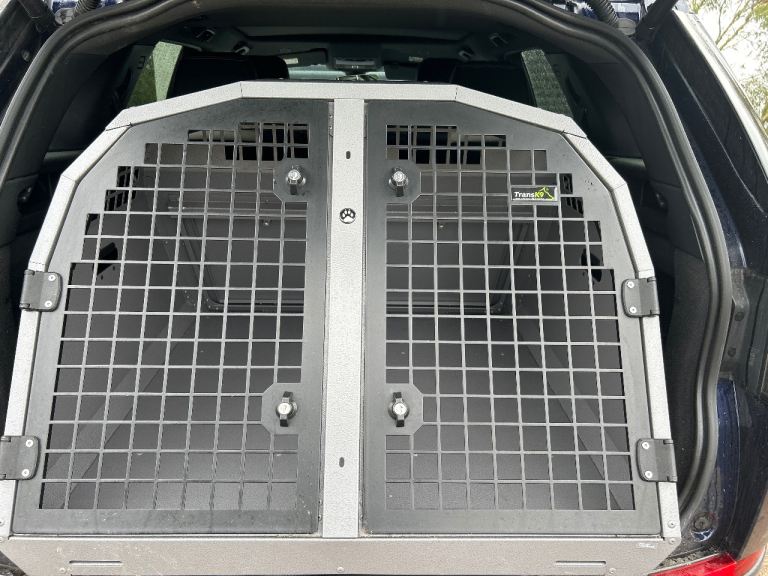 Trans K9 Double Dog Car Crate 