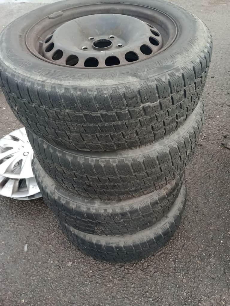 Skoda VW Audi steel wheels with tyres 