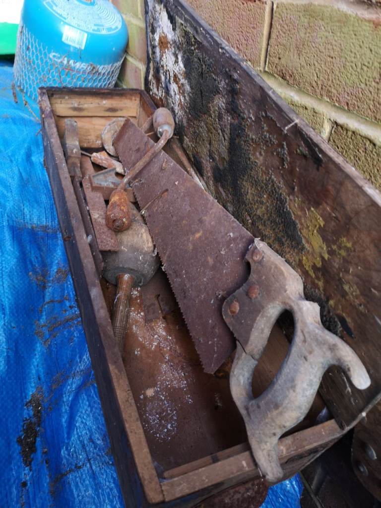 rusty tools broken box job lot
