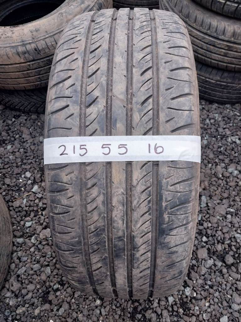 215 55 16 single part worn tyres 