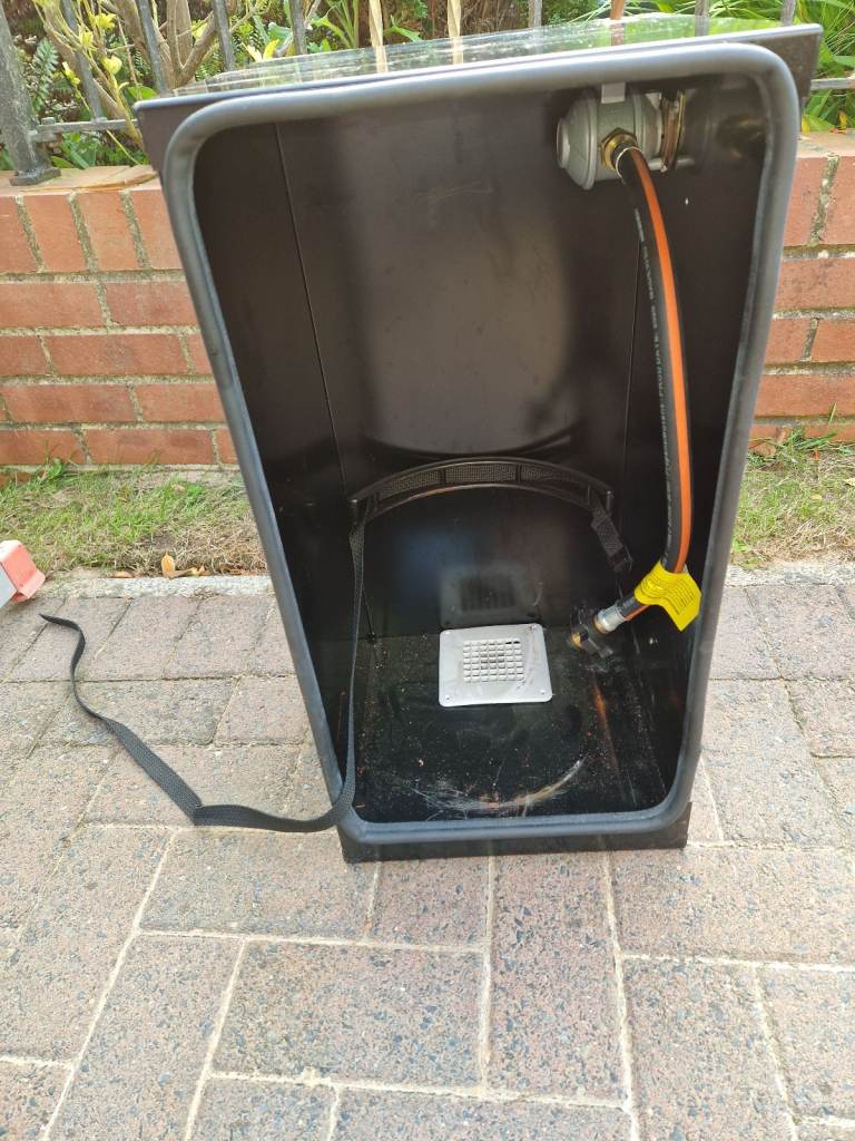Steel Gas Safety Locker,  gas regulator and  Propane Bottle