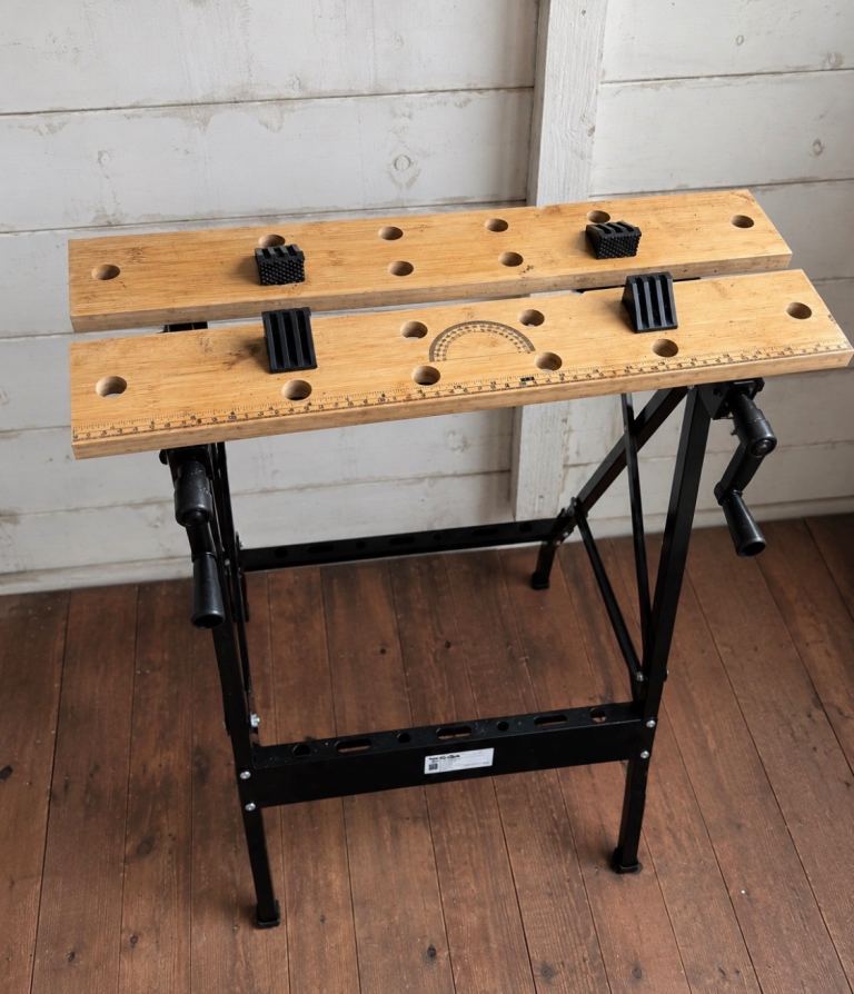 Sturdy Wooden Workbench – Excellent Condition