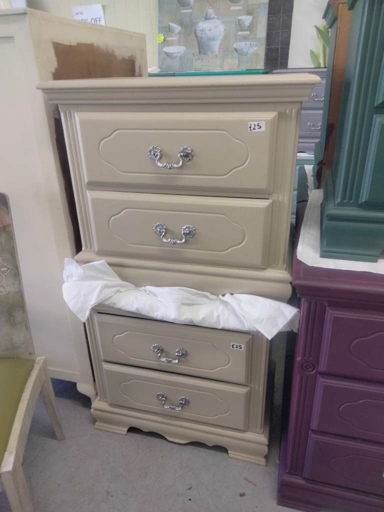 Upcycled Solid Wood Bedside Tables - Good Condition