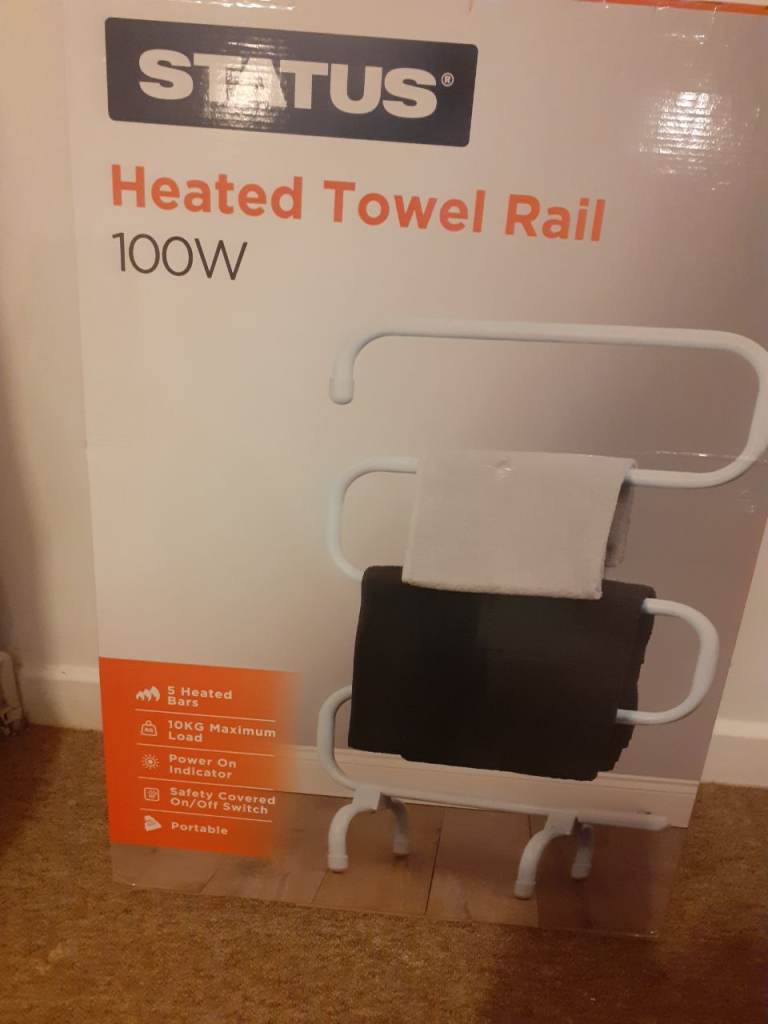 Brand New Status Heated Towel Rail 