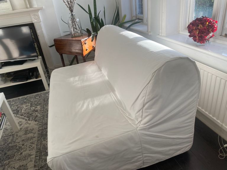 Lycksele 2 seat sofá bed white