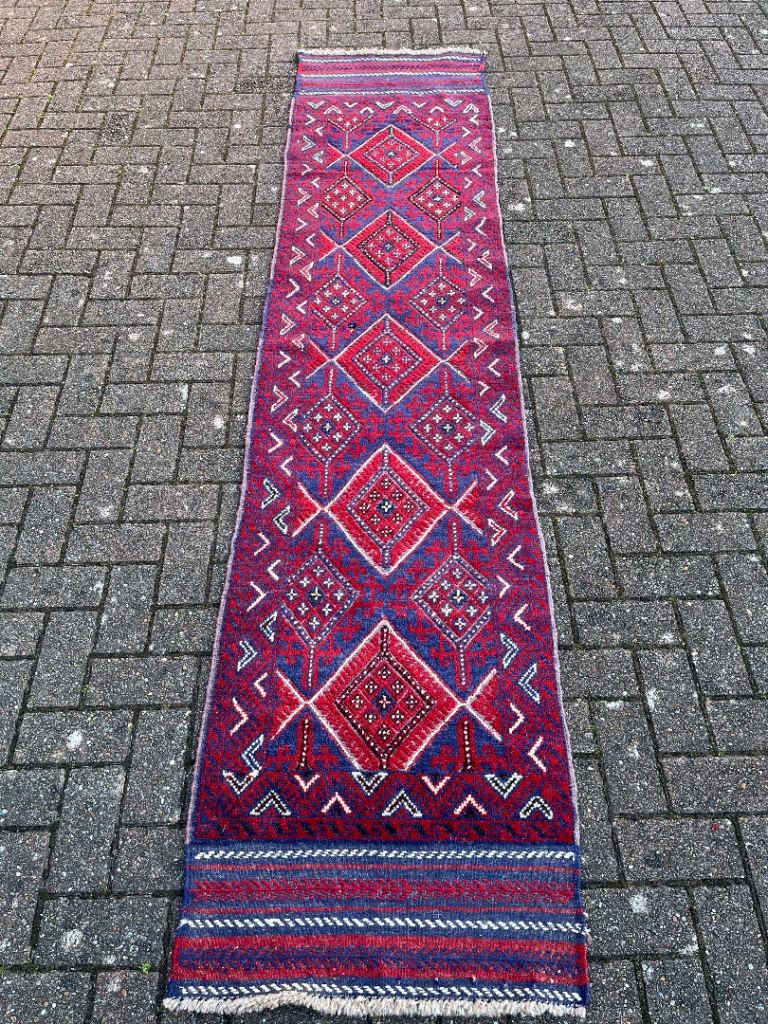 Afghan Meshwani runner rug 