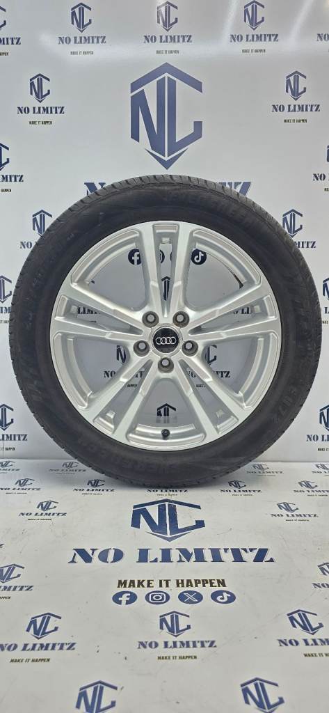 PREMIUM DIVISON GENUINE AUDI 18" Q3 A3 5x112- TYRES SILVER
