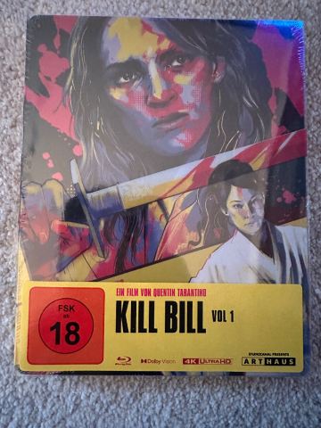 Kill Bill Vol. 1 Blu-ray 4K Ultra HD Steelbook – Brand New | in
