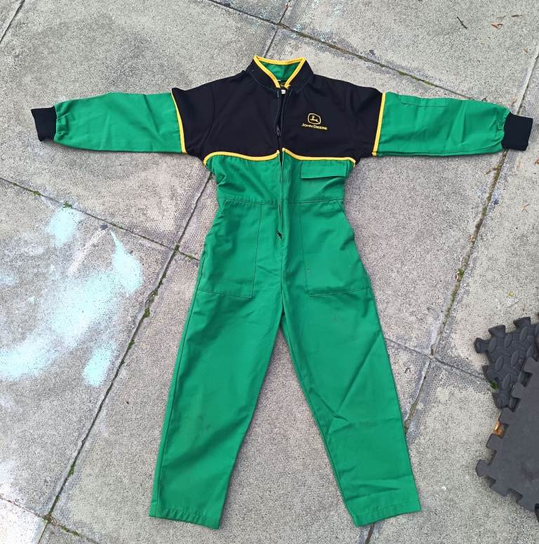 Kids John Deere Dickies Overalls Farming Boilersuit Age 6