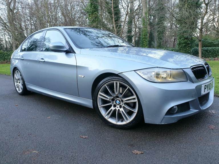 2010 BMW 320D M SPORT BUSINESS EDITION*FSH*LEATHER*SAT-NAV*BLUETOOTH*CRUISE-C*USB-AUX#AUDI#GOLF