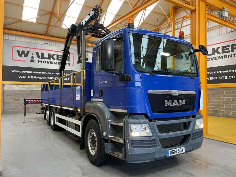 MAN TGS 26.360, 6X2 26 TONNE DRAWBAR SPEC BRICK GRAB