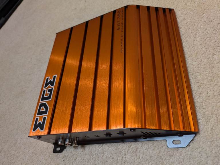 Never used: Edge ED7 300 Car Audio Amplifier