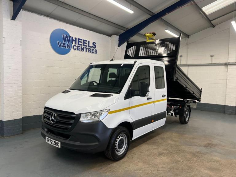 2022 Mercedes-Benz Sprinter 3.5t Progressive Crew Cab Tipper CHASSIS CAB DIESEL Manual