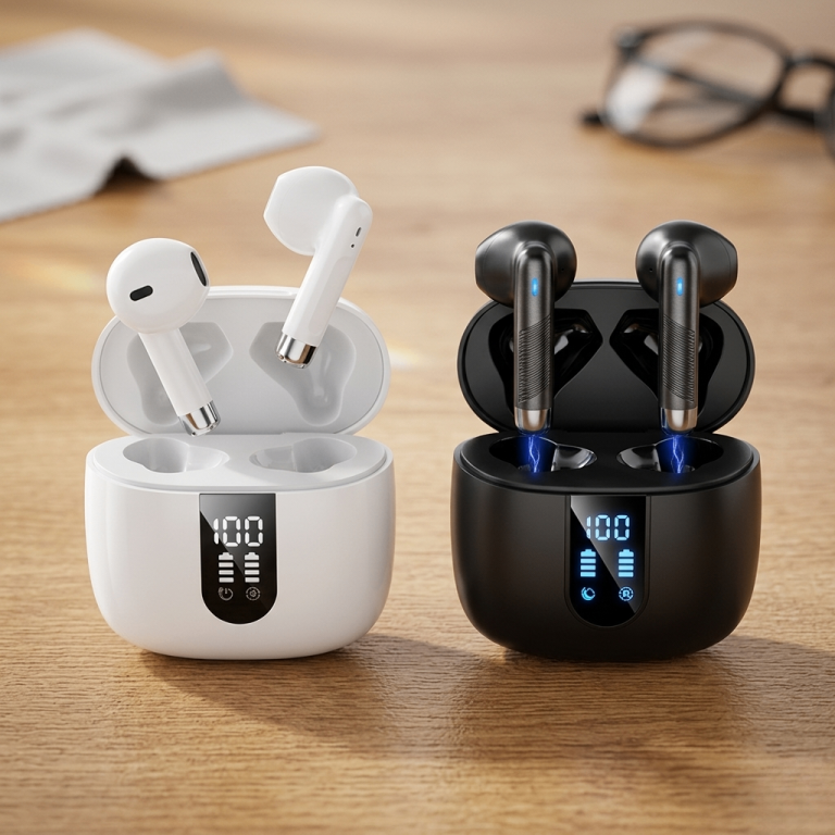TWS Earbuds - Wireless Earpiece, Bluetooth Noise Reduction