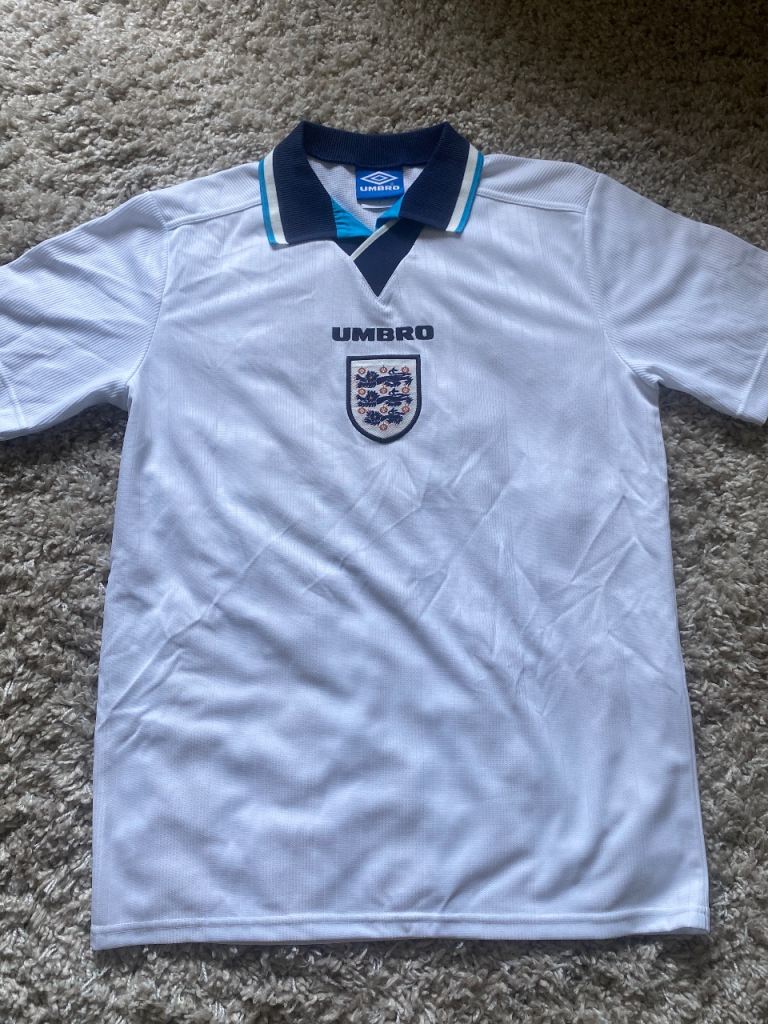ENGLAND FOOTBALL SHIRT 1990’s XL UMBRO
