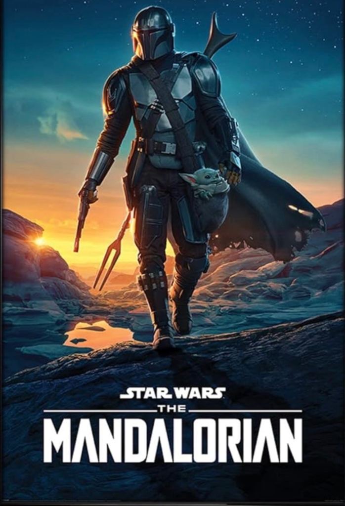 Mandalorian Star Wars Framed Poster 