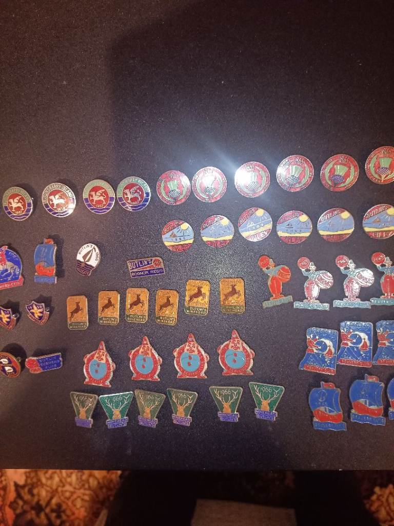 Butlins badges from the 1960s