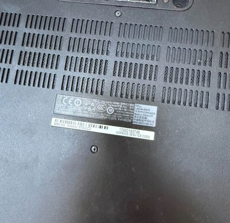 Dell Latitude E5470 Core i5-6300U 2.4GHz 16GB ram 256GB SSD 14" Win 11 Pro Laptop