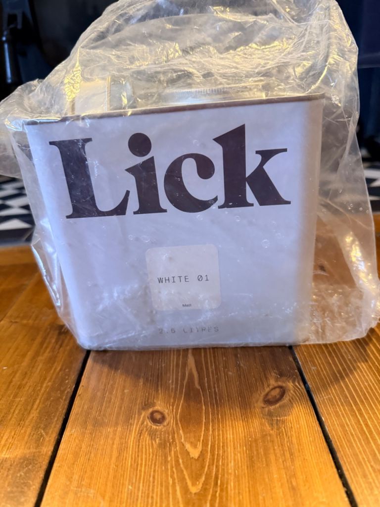 Lick White 01 Interior Paint - Brand New, Unopened