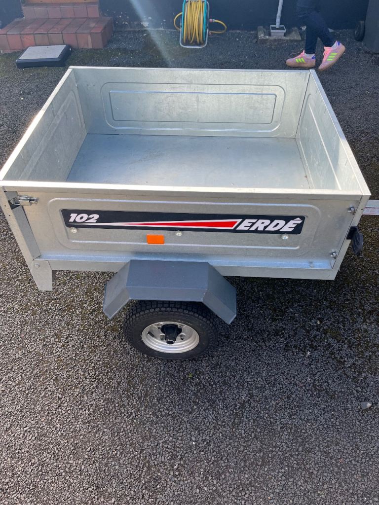 ERDE 102 GALVANISED TIPPING TRAILER 