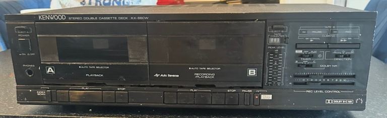 Kenwood double cassette deck powers on spares repairs