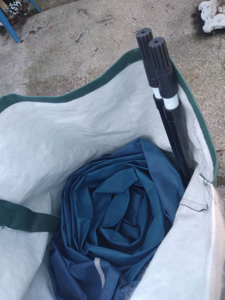 Protec full caravan cover in Blue