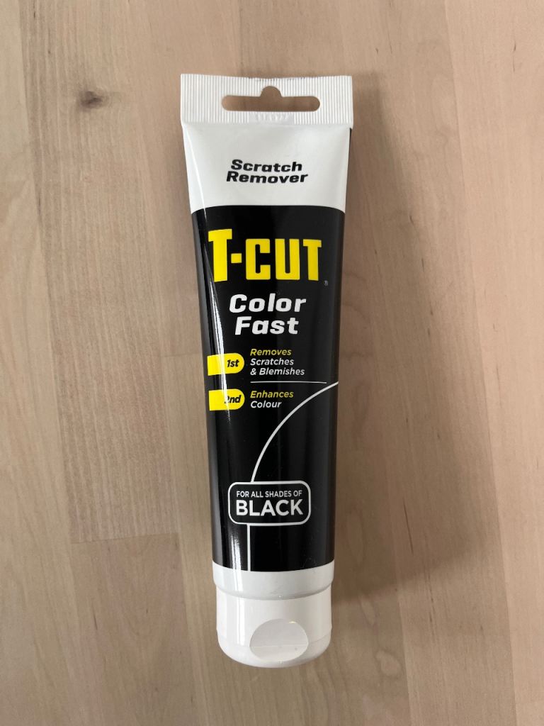 T-Cut Black colour scratch remover.