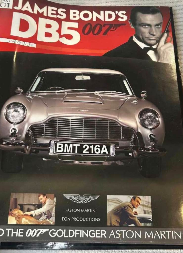  Rare Eaglemoss James Bond Aston Martin DB5  swap for a rc 1/14  tamiya truck 