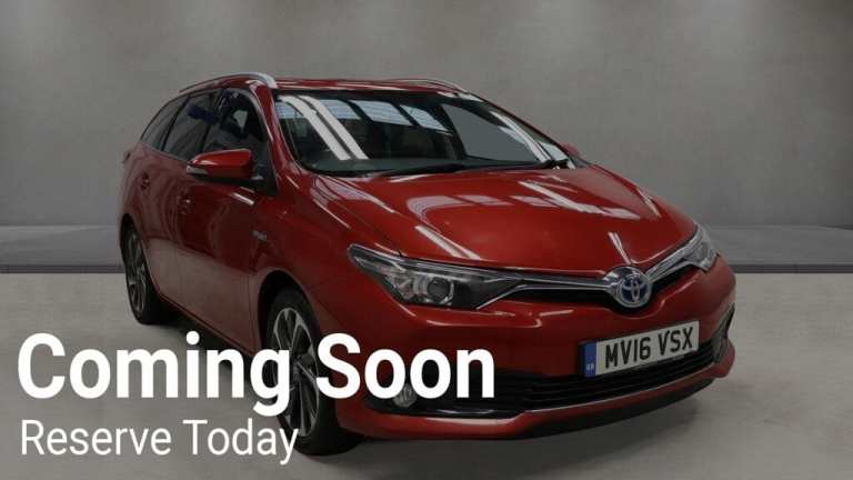 2016 Toyota Auris 1.8 Hybrid Design 5dr CVT ESTATE PETROL/ELECTRIC Automatic