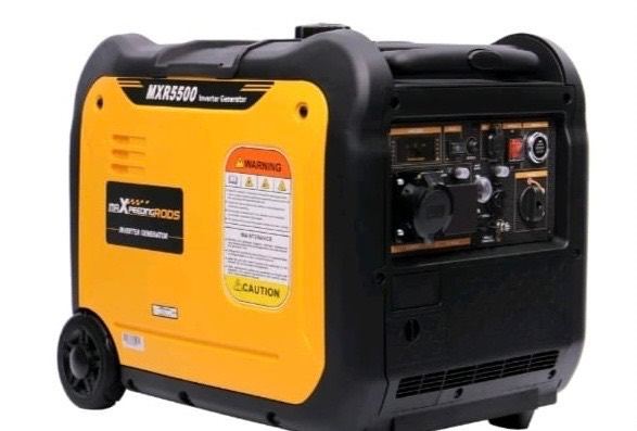 Silent 5KW 5500W petrol inverter generator- electric start/ home / RV / camping 
