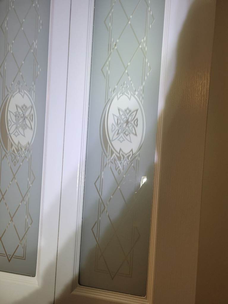 Internal bi fold glazed doors 