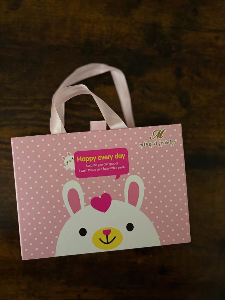 Set of Grey and Pink Hair Clips 🎀