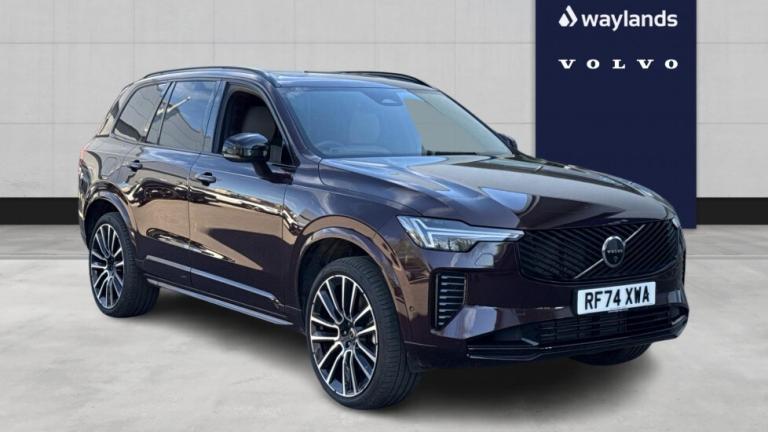 2025 Volvo XC90 Ultra, T8 AWD Plug-in hybrid, Electric/Petrol, Dark, 7 Seats Estate Petrol Parall...