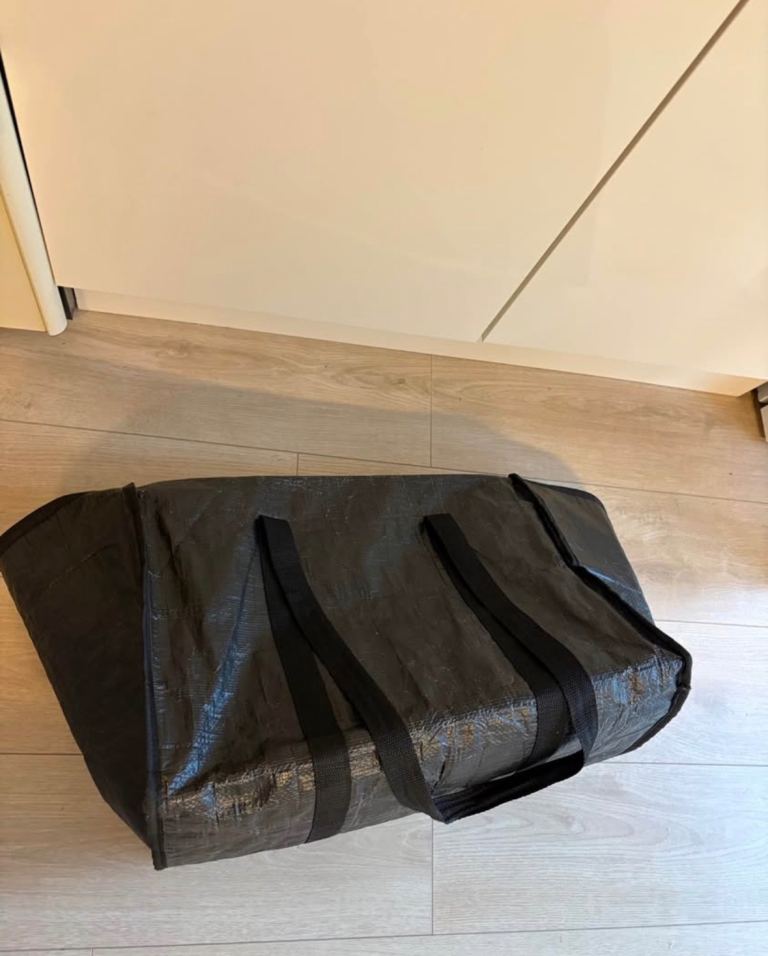 Black Insulated thermal food delivery bag sz XL Xtra large 