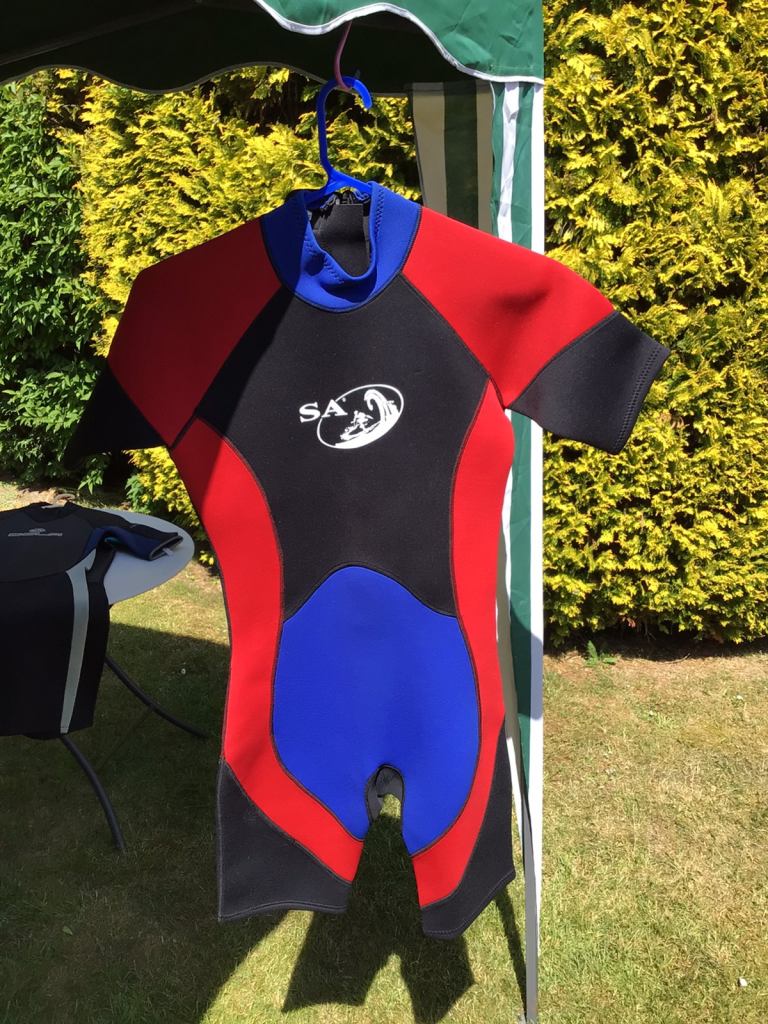 SA “Surf Attack” Children’s Shortie Wetsuit - Swimming Sailing Windsurfing