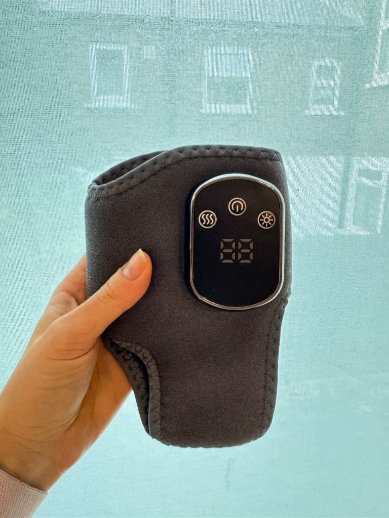 Heated Ankle Massager with Heat Vibration, Cordless Rechargeable Ankle Wrap
