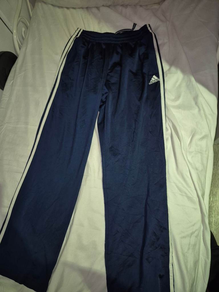 Adidas mens tracksuit bottoms Size S