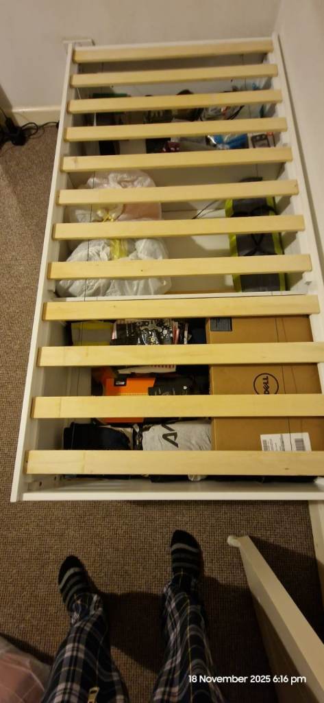 Single Bed with Under-Bed Storage