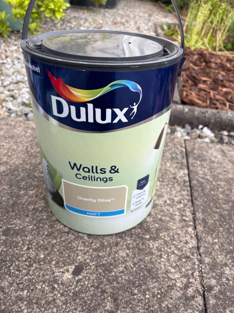 Dulux Walls & Ceilings Matt Paint - Overtly Olive 5L