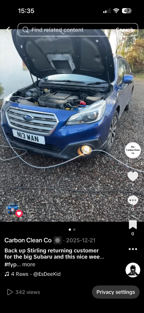 Engine carbon cleaning 