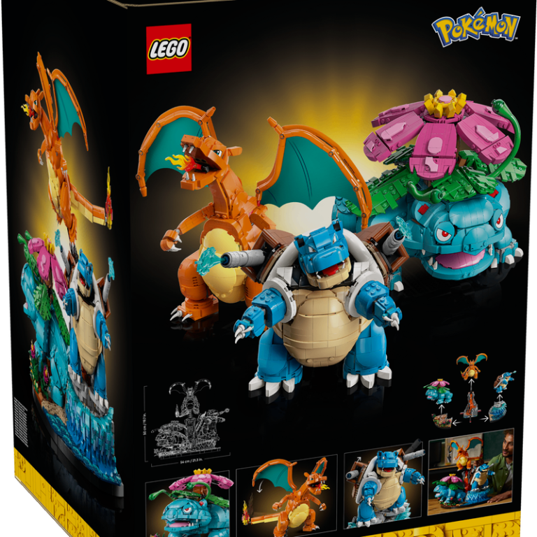 LEGO Pokémon: Venusaur Charizard and Blastoise 72153